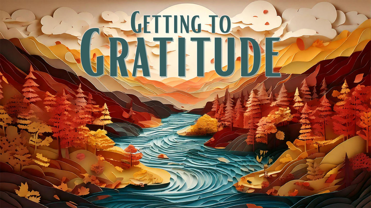 Getting to Gratitude
