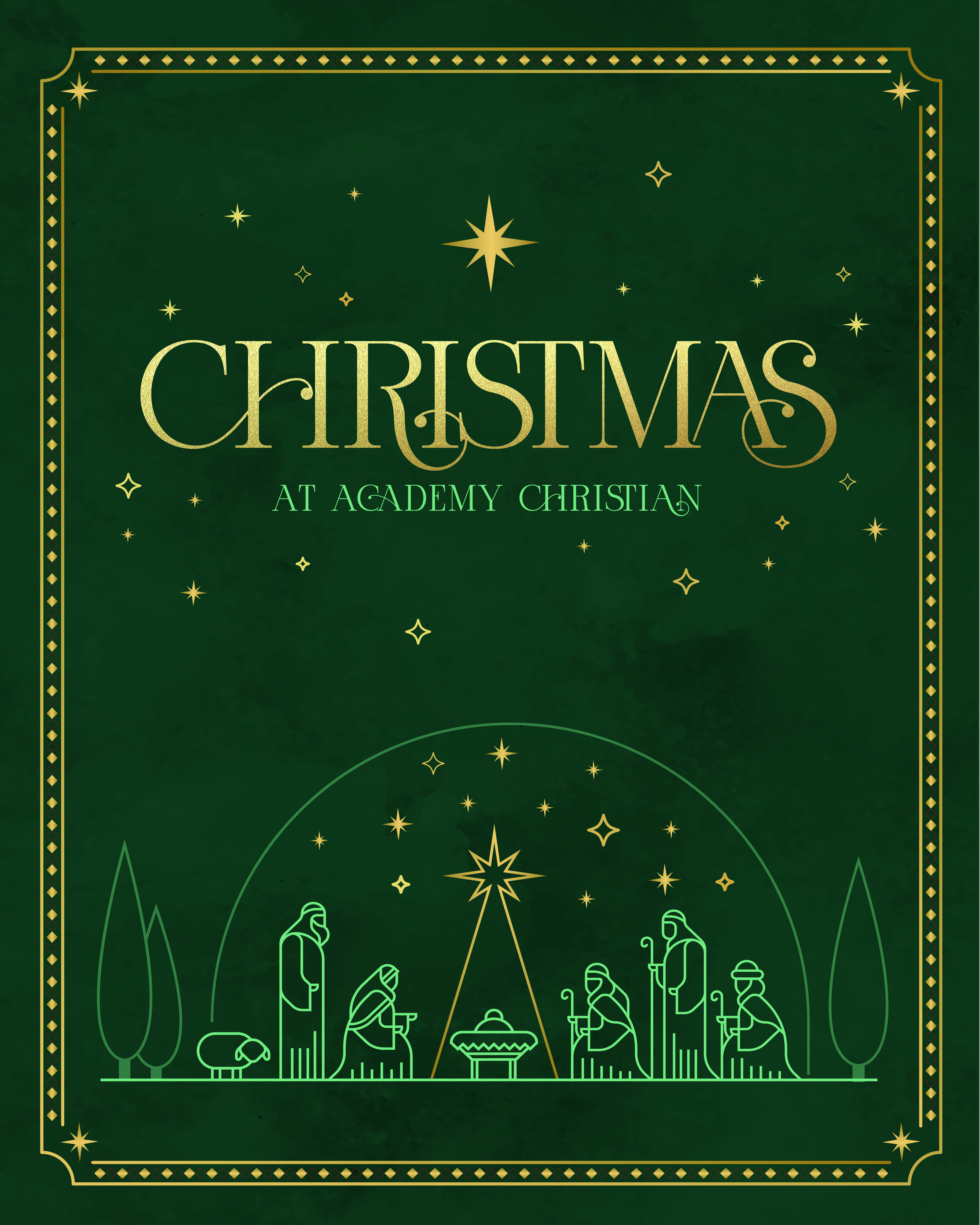 Christmas at ACC Vertical Graphic